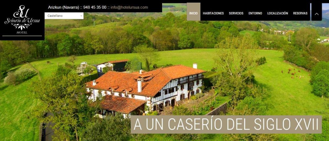 Hotel Senorio De Ursua Arizcun Екстериор снимка